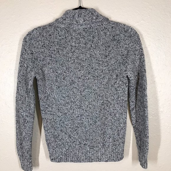 Abercrombie Kids Boy 11/12 Gray Knit V-neck Button up Cardigan Sweater - Picture 7 of 10